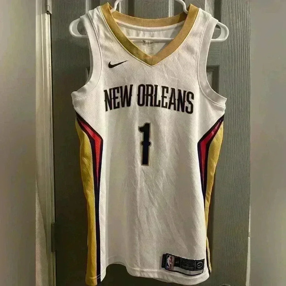 Zion Williamson Mens 40 Small New Orleans Pelicans Nike Swingman Jersey NBA - Picture 1 of 11